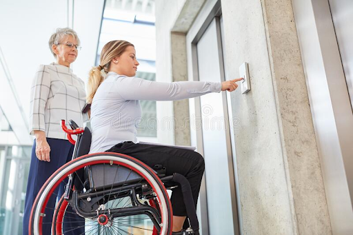 acessibilidade em elevadores